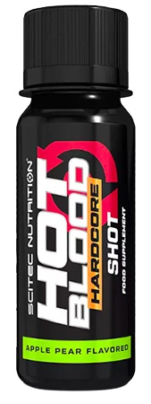 Scitec Hot Blood Hardcore Shot 60 ml - jablko/hruška