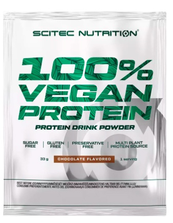 Levně Scitec Nutrition Scitec 100% Vegan Protein 33 g - čokoláda