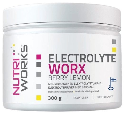 Levně NutriWorks Electrolyte worx 300 g - lesní plody/citrón