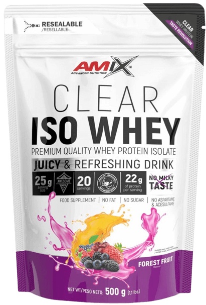 Amix Nutrition Amix Clear Iso Whey 500 g - lesní plody