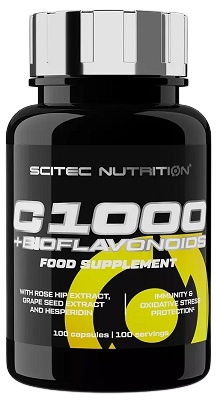 Levně Scitec Nutrition Scitec Vitamin C-1000 + Bioflavonoids 100 kapslí