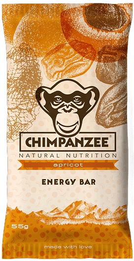 Levně Chimpanzee Energy bar 55 g - meruňka