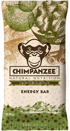 Levně Chimpanzee Energy bar 55 g - rozinky/vlašský ořech