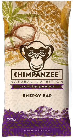 Levně Chimpanzee Energy bar 55 g - křupavé arašídy