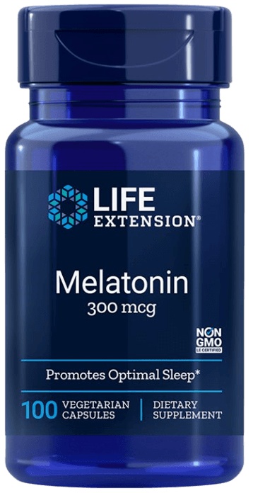 Life Extension Melatonin 300 mcg 100 kapslí