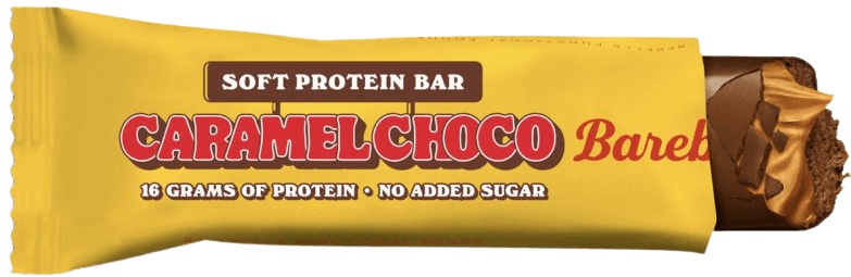 Levně Barebells Protein Soft bar 55 g - karamel s čokoládou