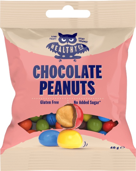 FCB  HealthyCo Chocolate Peanuts 40 g