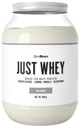 GymBeam Protein Just Whey 1000 g - bez příchuti