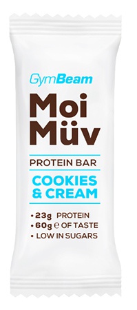 GYMBEAM Proteinová tyčinka MoiMüv cookies & cream 60 g