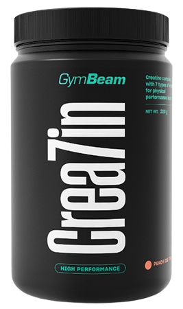 GymBeam Kreatin Crea7in 300 g - broskev/ledový čaj