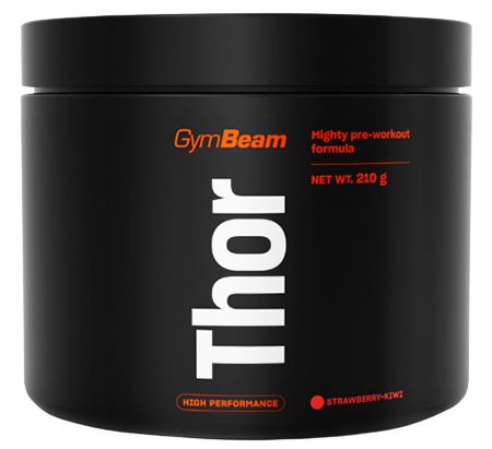 GymBeam Předtréninkový stimulant Thor 210 g - zelené jablko