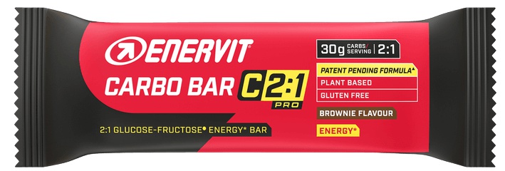 ENERVIT Carbo Bar C2:1, tyčinka, 45 g brownie
