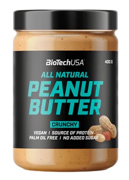 Biotech USA BiotechUSA Arašídové máslo 400 g - křupavé