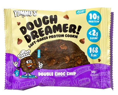 Levně Yummo's Dough Dreamer! Vegan Protein Cookie 50 g - dvojitá čokoláda