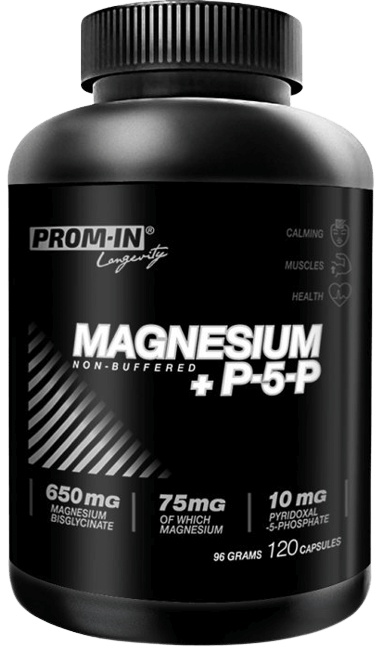 Levně PROM-IN / Promin Prom-in Magnesium + P5P 120 kapslí