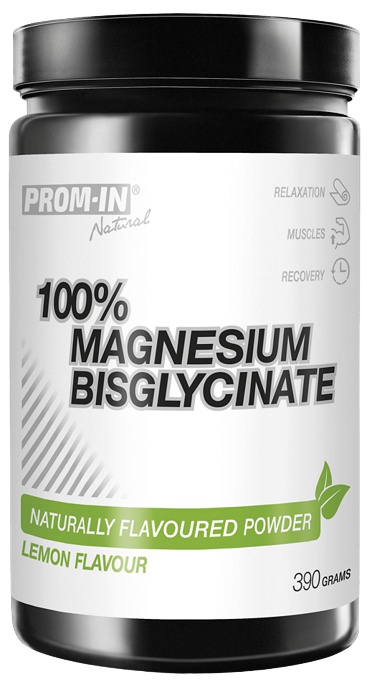Levně PROM-IN / Promin Prom-in 100% Magnesium Bisglycinate 390 g - citron + 100% Zinc Bisglycinate 120 tablet ZDARMA