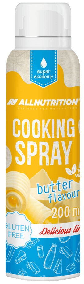 Levně All Nutrition AllNutrition Cooking Spray - Olej s máslovou příchutí 200 ml