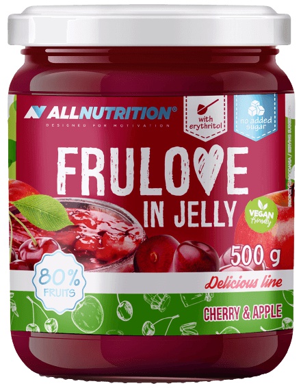 Levně All Nutrition AllNutrition Frulove In Jelly 500 g - třešeň/jablko