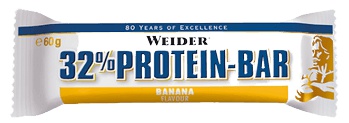 Weider 32% Protein Bar 60 g - bílá čokoláda/banán