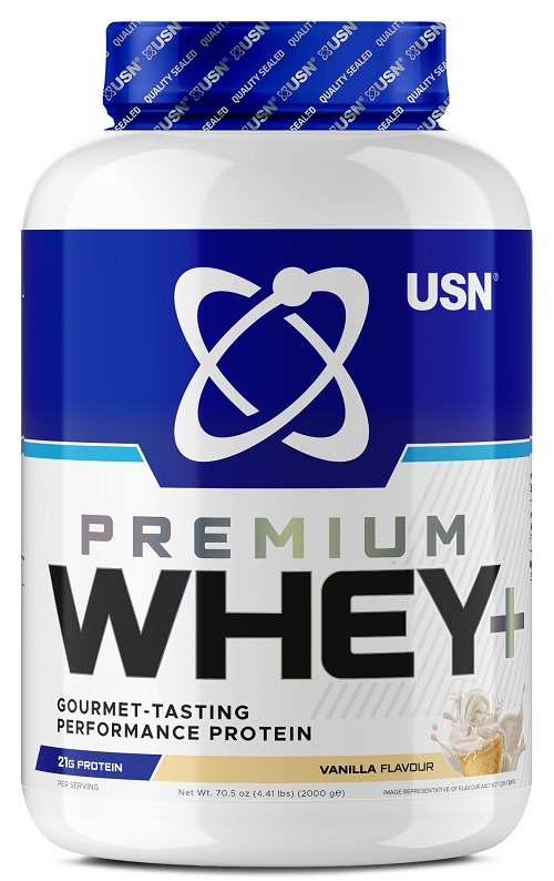 USN Whey+ Premium Protein 2000 g - vanilka