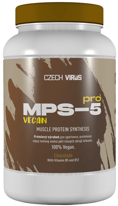 Levně Czech Virus Vícesložkový protein MPS-5 PRO Vegan 1000 g - čokoláda