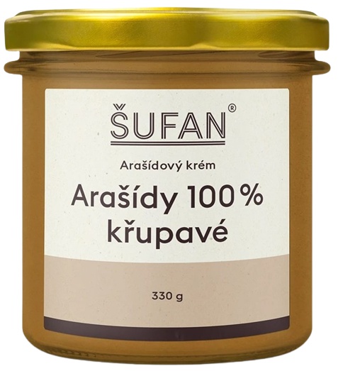 Šufan arašídové máslo 330 g - křupavé