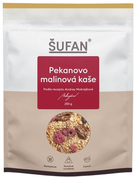 Levně Šufan Kaše 250 g - pekanovo malinová