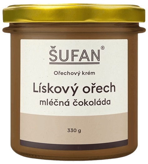 Šufan Lískový ořech s mléčnou čokoládou 330 g