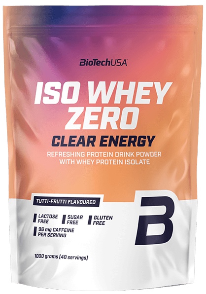 Biotech USA BiotechUSA Iso Whey Zero Clear Energy 1000 g - Tutti Frutti