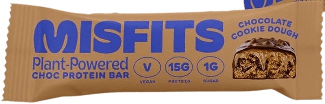 Levně Misfits Vegan Protein Bar 45 g - Chocolate Cookie Dough