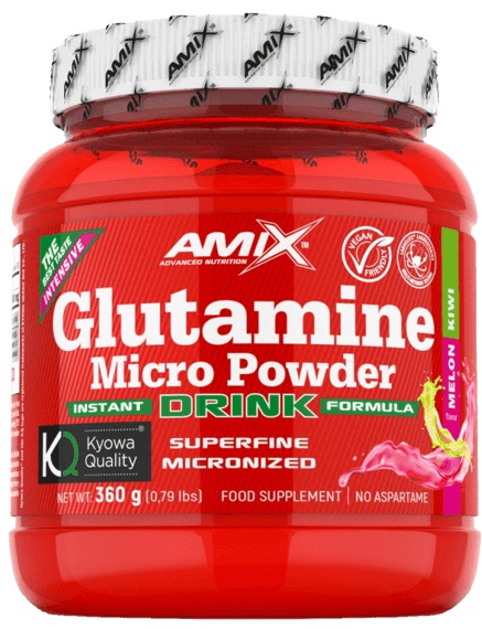 Amix Nutrition Amix Glutamine Micro Powder 360 g - meloun/kiwi