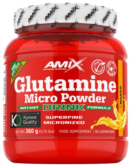 Amix Nutrition Amix Glutamine Micro Powder 360 g - mango