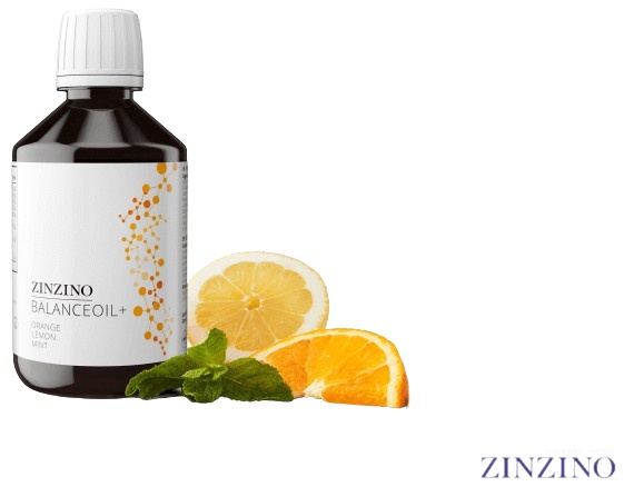 Zinzino BalanceOil+ 300 ml - pomeranč/citron/máta