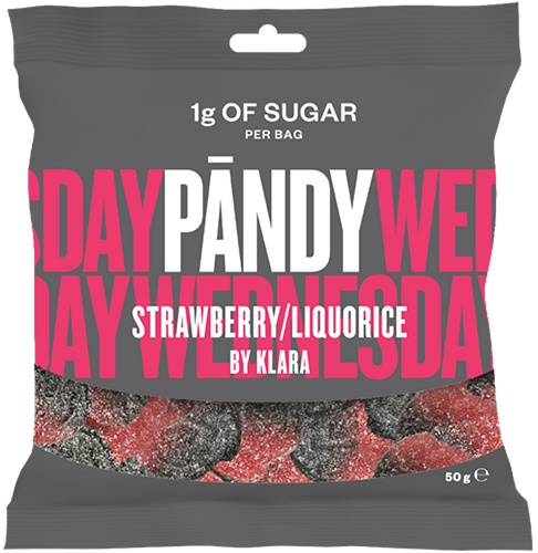 Levně Pandy Candy 50 g - jahoda/lékořice