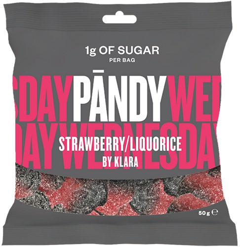 Pandy Candy 50 g - jahoda/lékořice