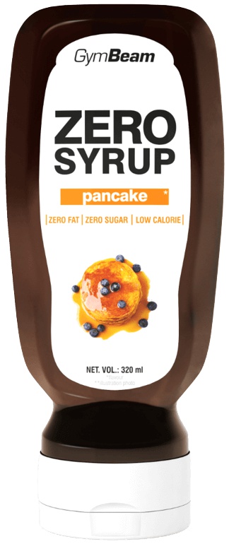 GymBeam Zero Syrup 320 ml - pancake (palačinky)
