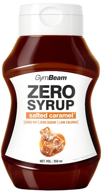 GymBeam Zero Syrup 350 ml - slaný karamel