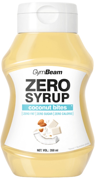Levně GymBeam Zero Syrup 350 ml - coconut bites