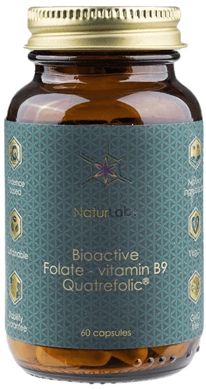 Levně NaturLabs Folát Bioaktivní Quatrefolic® 60 kapslí