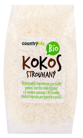 Country Life Kokos strouhaný BIO 200 g