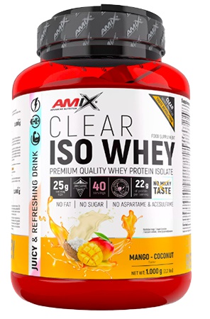 Amix Clear Iso Whey 1000 g - mango/kokos