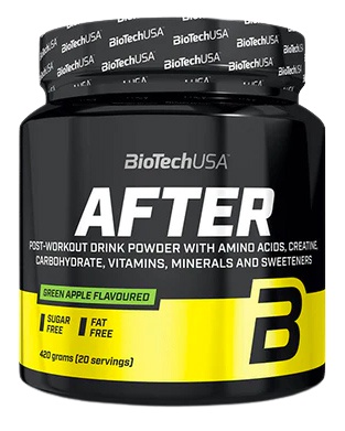 BiotechUSA After 420 g - zelené jablko