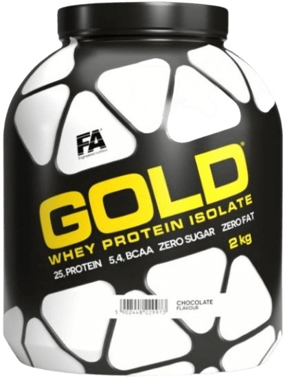 Levně FA (Fitness Authority) FA Gold Whey Protein Isolate 2 kg - jahoda/banán