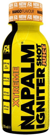 Fitness Authority Xtreme Napalm Igniter Shot Juice 120 ml Příchuť: Yuzu