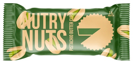Levně Nutry Nuts Cups 42g - White Chocolate Pistachio
