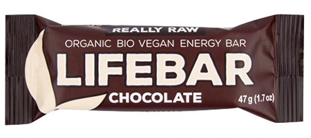 Levně Lifefood Lifebar Raw BIO 47 g - čokoláda