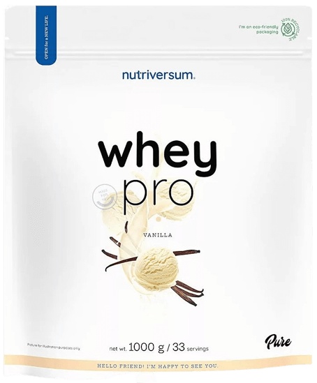 Levně Nutriversum Whey Protein Pro 1000 g - vanilka + Vitamin C ZDARMA