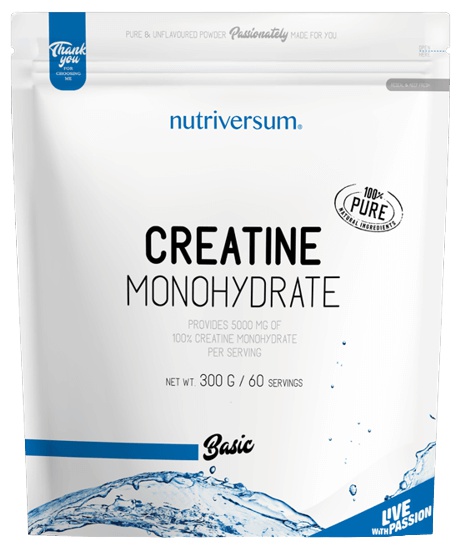 Levně Nutriversum Creatine Monohydrate 300 g