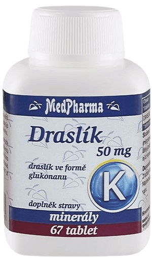Levně MedPharma Draslík 50 mg 67 tablet