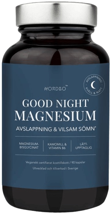 Levně Nordbo Good Night Magnesium 90 kapslí